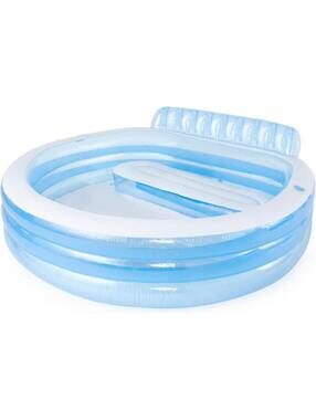 INTEX Swim Center Inflatable Family Lounge Pool 90x86x31
